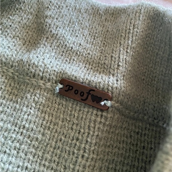 Poof Green Pullover Ruffle Tiered Sleeve Sweater - Picture 5 of 7